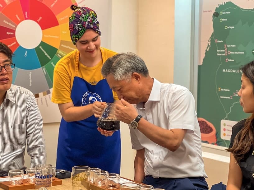 Vívolo Café recibe a dignatarios de Corea del Sur y la ONUF